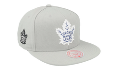 NHL Alternate Flip Snapback Cap "Toronto Maple Leafs - Grey" 6HSSDX22015 TMLGREY