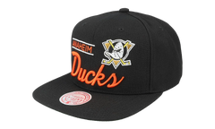 NHL Retro Lock Up Snapback Cap "Anaheim Ducks - Black" 6HSSLD21213 ADUBLCK