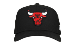 9FIFTY Chicago Bulls A Frame Snapback Hat "Black / White" 123451297975