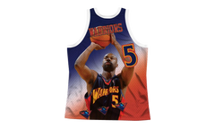 NBA Behind The Back Jersey "Golden State Warriors Baron Davis" MSTKMI19002 GSWWHITBDV