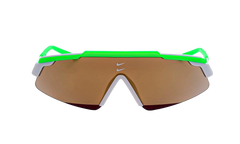 Marquee Sunglasses "Strike Green White / Bronze Brown Mirror" FN0302 398