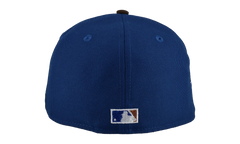 59FIFTY Los Angeles Dodgers 50th Season Fitted Hat "Metallic Blue / Walnut" 123451299686