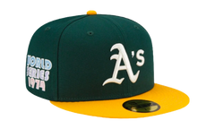 59FIFTY MLB Oakland Athletics Pop Sweat Fitted Hat "Green / Yellow" NE497