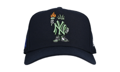 9FIFTY New York Yankees Statue Cartoon A Frame Snapback Hat "Black" NE337