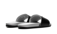 Adilette Comfort Slides "Core Black Silver Metallic" JQ2254