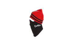 Glaciers Of Ice Jacquard Stripe Beanie Face Mask "Red" 1546X4338 RED