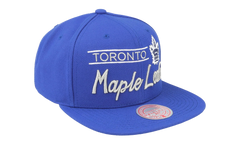NHL Retro Lock Up Snapback Cap "Toronto Maple Leafs - Blue" 6HSSLD21213 TMLBLUE