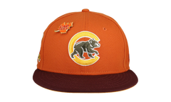 59FIFTY Chicago Cubs Fall Collection 2016 World Series Fitted Hat "Orange / Yellow" 123451290281