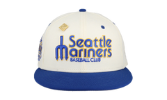 59FIFTY Seattle Mariners 2023 Chrome Collection 2001 All Star Game Fitted Hat "White / Royal Blue" 123451292137