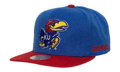 NCAA Team Origins Snapback Cap "Kansas Jayhawks - Royal / Red" 6HSSSH22019 KAURYRD