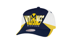 NCAA Retrodome Pro Snapback Cap "Michigan Wolverines - Navy" HHSS6032 UMIYYPPPNAVY