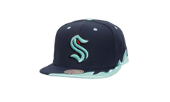 NHL Rising Tide Snapback Cap "Seattle Kraken - Navy" HS8502 SKRNAVY