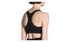 Training PwrShape Forever Logo Bra Top WMNS "Black/White" 515991 10