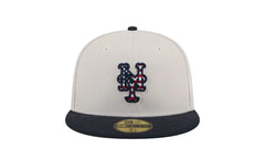 New York Mets Independence Day 2024 59FIFTY Fitted Hat "Grey" 60506382
