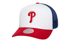 MLB Blocker Trucker Cap "Philadelphia Phillies - White" HT8359 PPHWHIT
