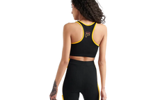 Rebeca Bra Top WMNS "Black Yellow" LW911124 001