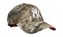 9TWENTY New York Yankees Premium Adjustable Hat "Real Tree / Bright Pink" NE328
