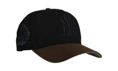9FIFTY New York Yankees A Frame Snapback Hat "Walnut Blackout" NE340