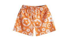 Flower Shorts "Orange / Cream" BS62