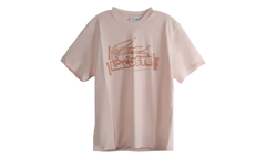 Printed Cotton Jersey T-Shirt "Light Pink / Beige" TH0284 GXI