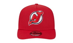 9FIFTY New Jersey Devils A Frame Snapback Hat "Red" NE172