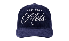 9TWENTY New York Mets Team Script Snapback Hat "Blue - Velvet" NE218
