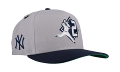 9FIFTY New York Yankees Derek Jeter 2 A Frame Snapback Hat "Grey / Navy" NE281