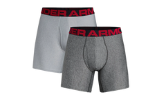 Tech 6" 2-Pack Boxerjock "Mod Gray Light Heather / Jet Gray Light Heather" 1327415 011