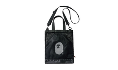 A Bathing Ape 'Ape Head' Mesh Bag "Black" RA 1002