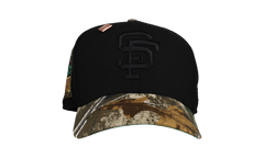 59FIFTY San Francisco Giants 2007 All Star Game Fitted Hat "Real Tree Blackout" NE364