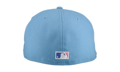 59FIFTY New York Yankees 1962 World Series Fitted Hat "Sky Blue / Pink / Metallic" 123451300845