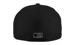 59FIFTY Colorado Rockies Old English Script 1995 Coors Field Fitted Hat "Black / Grey" NE103