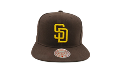 MLB League Patch Snapback Cap "San Diego Padres - Brown" HHSS6745 SDPYYPPPBROW