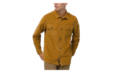 Waffle Corduroy Woven Shirt "Bone Brown" VN0006395RJ1