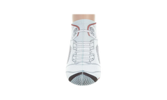 Jordan 5 Retro Bootie Low Cut Ankle Socks "White" 519600 100