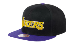 NBA Core Basic Snapback Cap "Los Angeles Lakers - Black / Purple" 6HSSJS19078 LALBKPR