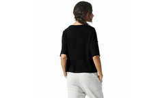 Originals Ramera Flag Cropped Tee WMNS "Black" AJ8944