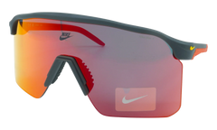 Expedition Shield Sunglasses "Matte Dark Smoke Grey / Red Mirror" IB6562X 200