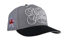 59FIFTY New York Yankees 1980 All Star Game Cursive Script Fitted Hat "Grey" NE237