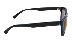 Rectangle Sunglasses "Shiny Black" L683S-006