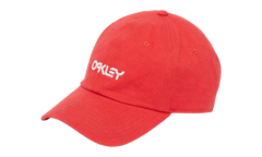 6-Panel Washed Cotton Strapback Hat "Red Line" 912029 465 OAKLEY