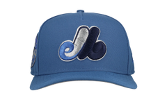 9FIFTY Montreal Expos 1982 All Star Game A Frame Snapback Hat "Indigo" NE167