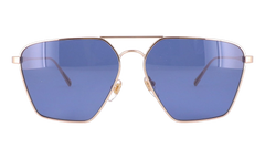 Rectangle Sunglasses "Shiny Gold" MCM130S-740