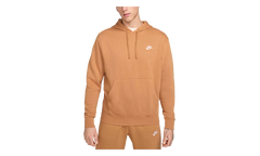 Sportswear Club Fleece Embroidered Hoodie "Flax / Flax / White" BV2654 224