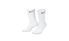 Everyday Cushioned Training Crew Socks (6 Pairs) "White / Black" SX7666 100