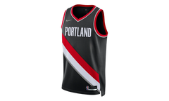 NBA Portland Trail Blazers 21/22 Diamond Icon Edition Swingman Jersey "Black" DN2629 010