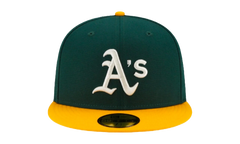 59FIFTY MLB Oakland Athletics Pop Sweat Fitted Hat "Green / Yellow" NE497