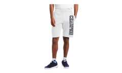 C-Life 10" Reverse Weave Cutoff 3-D Logo Shorts "White" 89597 586528 100