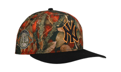 9FIFTY New York Yankees 100th Anniversary A Frame Snapback Hat "Leaves / Orange" NE290