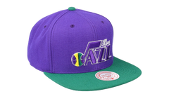 NBA Hardwood Classics Team 2 Tone 2.0 Snapback Cap "Utah Jazz - Purple / Green" HHSS3267 NOJYYPPPPRGN